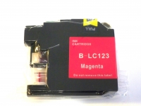 Magenta Tintenpatrone f Brother MFC J4510DN J4510 DN kompatibel LC123 LC121 LC125