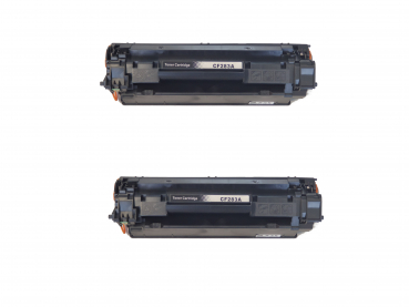 2x Kompatibler Toner HP CF283A / 83A f. HP LaserJet Pro MFP M127 fn / fs /fw