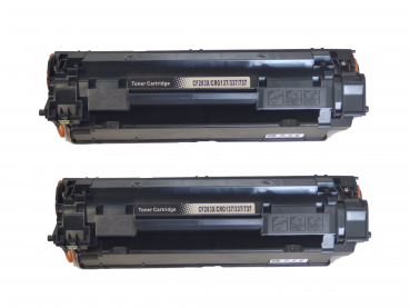 2x Kompatibler Toner HP CF283X / 83X f. HP LaserJet Pro MFP M225 dn / dw