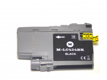 Black kompatibel Patronen Brother DCP-J1200 W/ WE ecopro - LC-424Bk alternativ