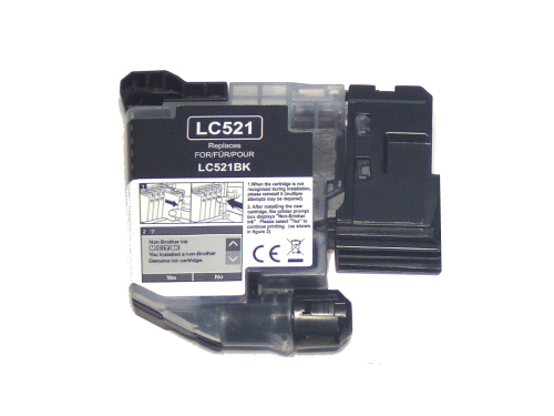 Black / Schwarz kompatibel Tintenpatrone für Brother DCP-J1360DW Drucker