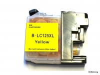 Yellow Tintenpatrone f. Brother DCP-J4110DW kompatibel LC123 LC125