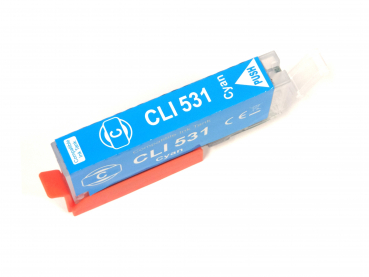 Cyan Tintenpatrone kompatibel, ersetzt Canon CLI-531C