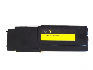 Yellow Toner f. Dell C2660dn C2665dnf kompatibel, ersetzt 593-BBBR