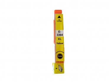 Yellow Tintenpatrone f. Epson Expression Premium XP-7100 kompatibel zu Nr.33 T3344 T3364 Orangen Tinten Serie