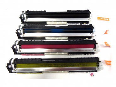 4x Toner f. HP Color LaserJet Pro MFP M 176, 176n, 177, 177fw kompatibel, ersetzt 130A CF350A CF351A CF352A CF353A