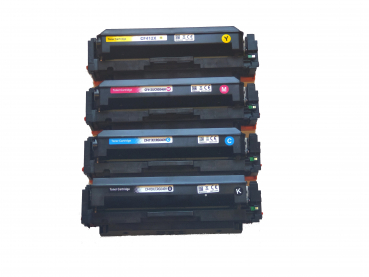 4x kompatibler Toner f. HP Color LaserJet Pro M 450 Serie, ersetzt HP-410X - HP-413X, im Sparpack