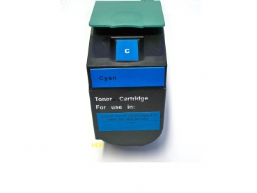 Cyan Toner Kartusche kompatibel, passend für die Lexmark Drucker: CS310 / CS410 / CS510