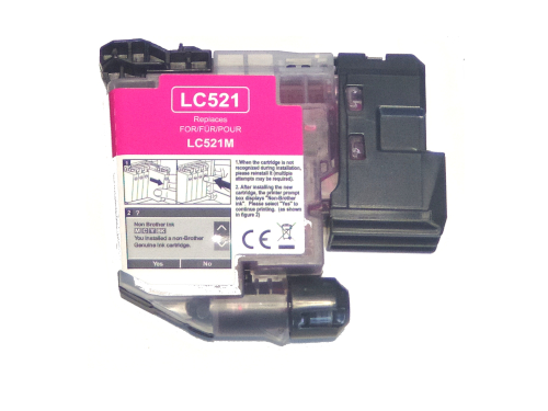 Magenta / Rot kompatibel Tintenpatrone für Brother DCP-J1260W Drucker