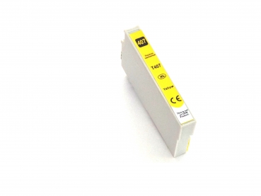 Yellow Tintenpatrone Epson WorkForce Pro WF-4745 DTWF ( kompatibel 407 / C13T07U440 )