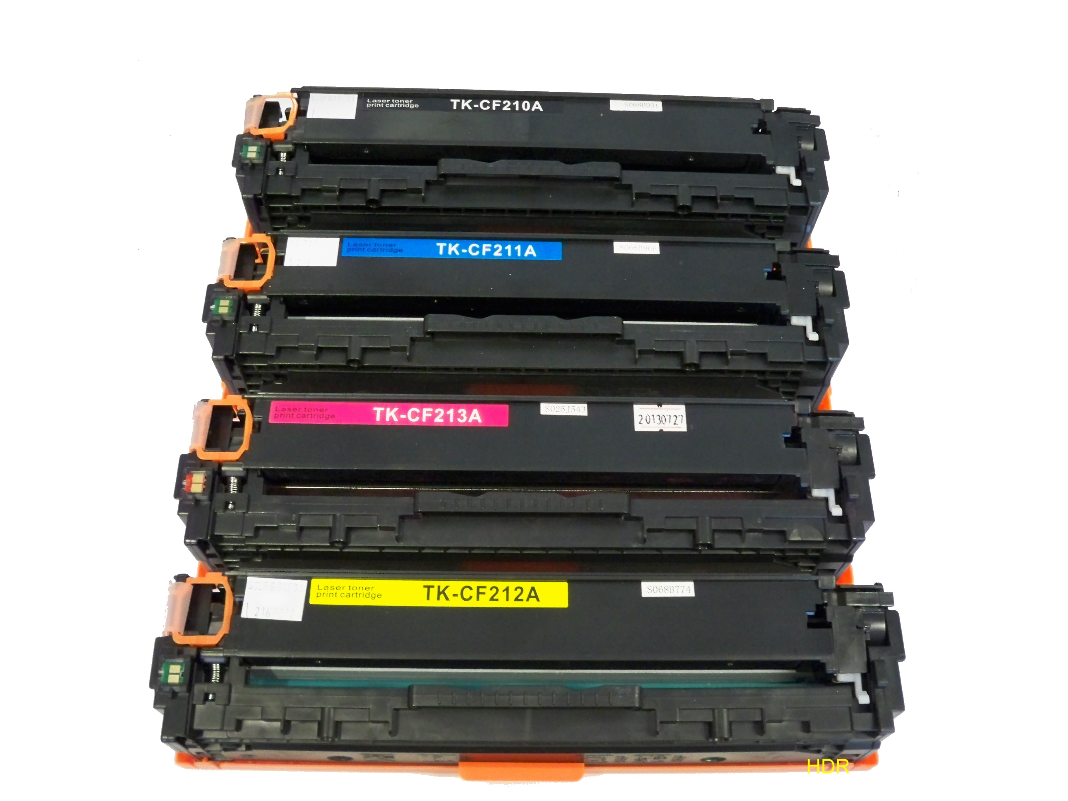 Vorteilspack, 4x Tonerkartuschen kompatibel f. HP LaserJet pro 200 ...