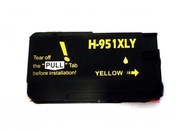 Yellow / Gelb Tintenpatrone kompatibel, f. HP Officejet Pro 276dw