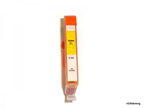 Yellow Tintenpatrone kompatibel zu HP364XL mit Chip, für: HP DeskJet 3070A, HP DeskJet 3520, HP DeskJet 3522, HP DeskJet 3524  HP OfficeJet 4620, HP OfficeJet 4622
