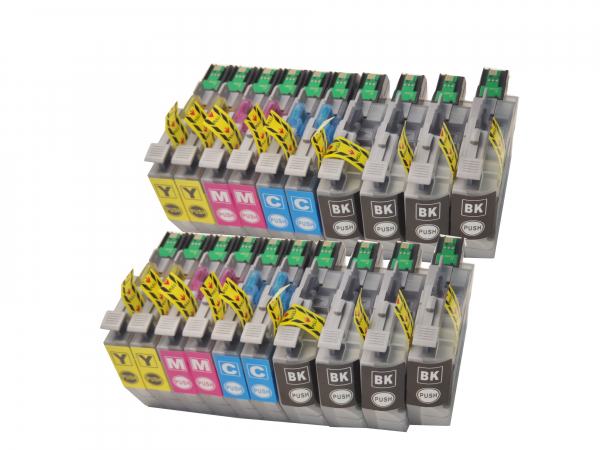 20x kompatibel Patronen für Brother MFC-J1010DW Drucker