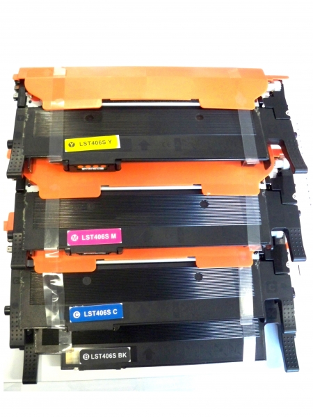 Vorteilspack 4 St. Tonerkartuschen kompatibel, für Samsung Xpress C410W Xpress C460W , Xpress C460FW