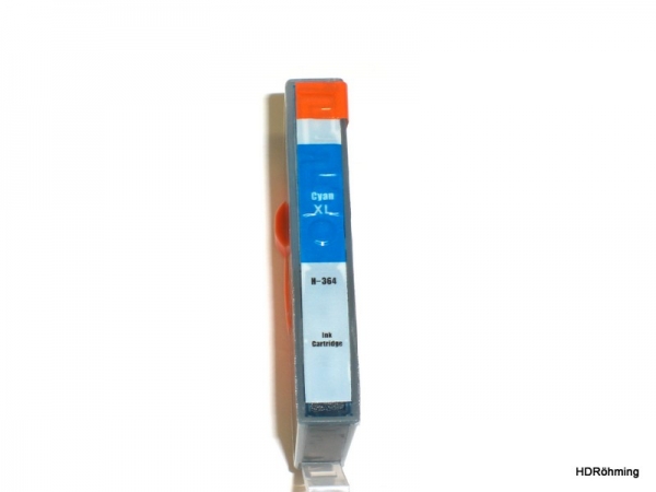 Cyan Tintenpatrone kompatibel zu HP364XL mit Chip, für: HP Photosmart HP Photosmart B410a, B410c, C410a C410b, C410c, C410d, C410e, C510a, Fax C309a, FaxC309n 