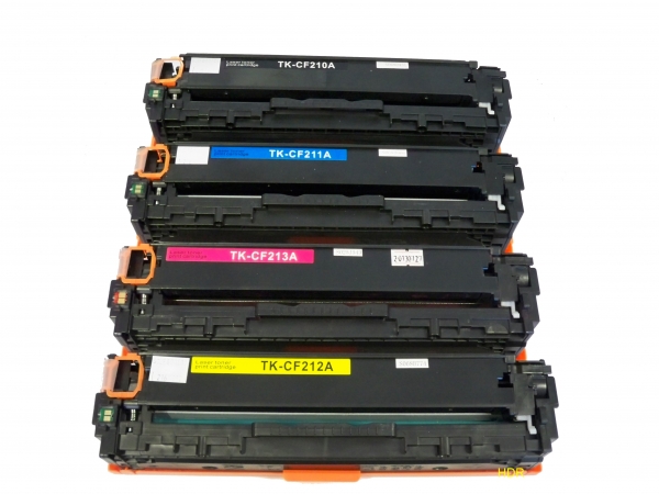 4x Tonerkartuschen f. Canon Drucker