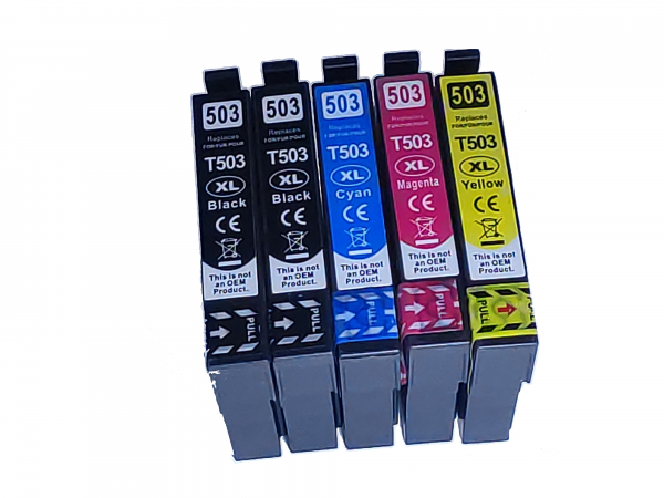 5x Tintenpatronen XL für Epson Expression Home XP-5200 , XP-5205 Drucker im Vorteilspack