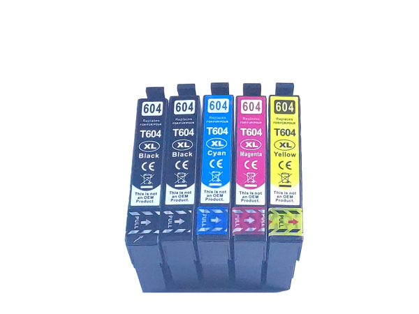 Vorteilspack - 5 kompatible Tintenpatronen für Epson WorkForce WF-2910DWF , WF-2930DWF Drucker