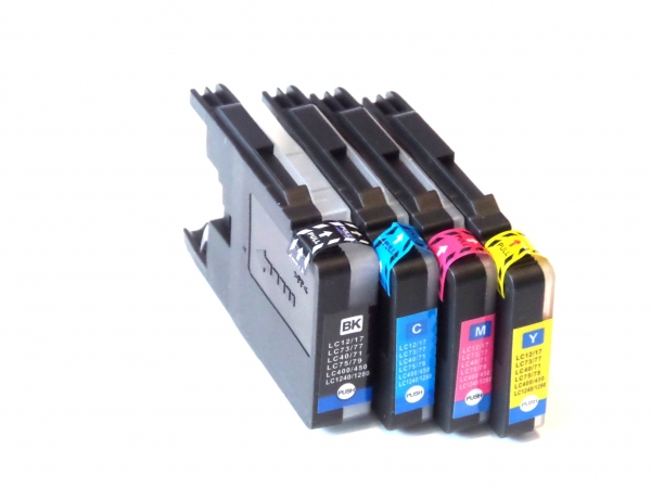 Vorteilspack 4x Tintenpatronen, f. Brother MFC-J5910DW  MFC-J6510DW  MFC-J6710DW  MFC-J6910DW