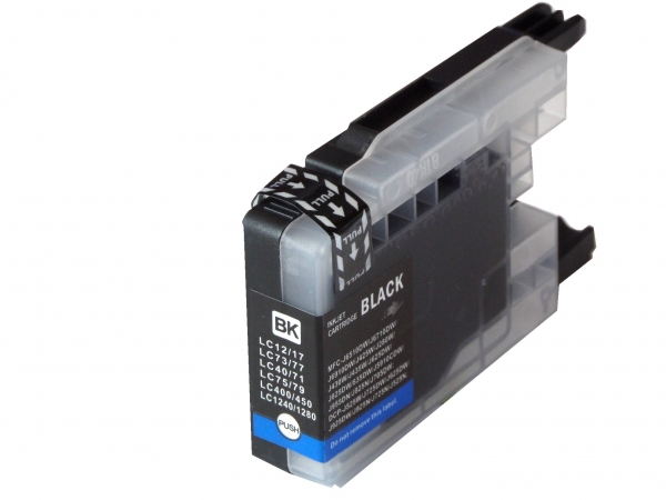 Kompatible Tintenpatrone zu Brother LC-1220BK, LC-1240BK, LC-1280BK  