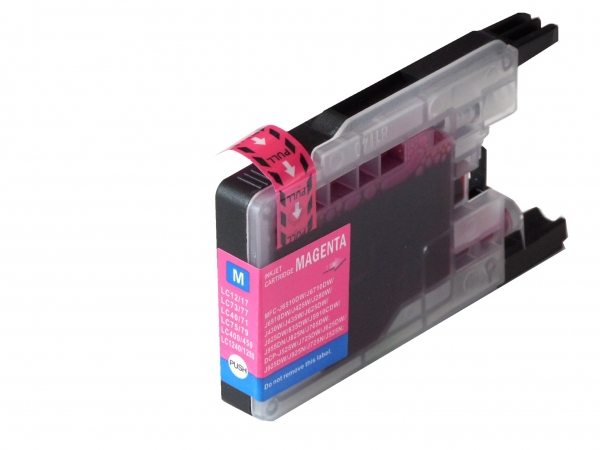 Magenta / Rot Tintenpatronen kompatibel, f. Brother MFC-J5910DW MFC-J6510DW  MFC-J6710DW  MFC-J6910DW