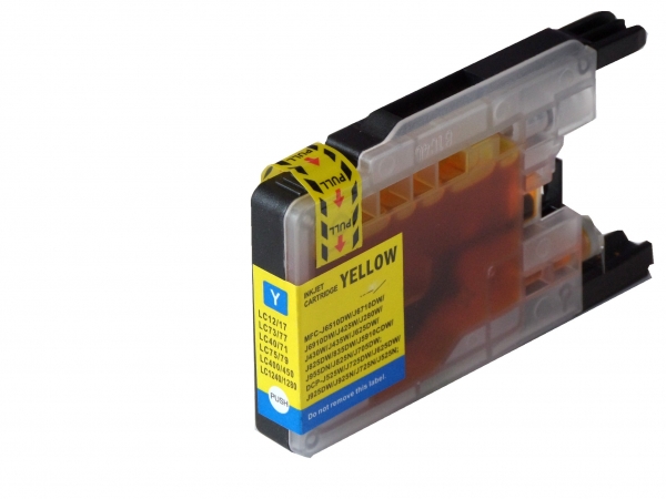 Kompatible Tintenpatrone zu Brother LC-1220Y, LC-1240Y, LC-1280Y Yellow 