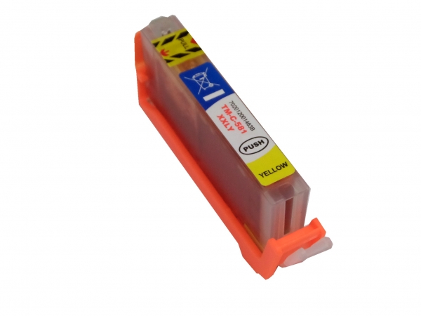 Yellow Tintenpatrone XXL für Canon Pixma TS-8250 / TS-8251 / TS-8252 / TS-9150 / TS-9155 kompatibel / alternativ