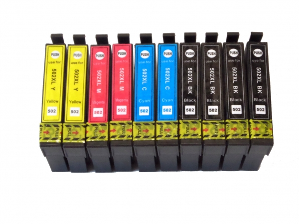 10x Tintenpatronen XL für Epson Expression Home XP-5105 , XP-5115 Drucker