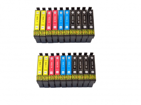 20x Tintenpatronen XL für Epson Expression Home XP-5105 , XP-5115 Drucker