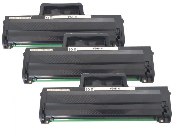 3x Kompatibel Toner HP W1106A / 106A f. HP Laser 137fwg