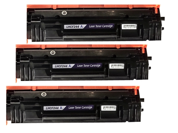 3x Kompatibler Toner HP CF244A / 44A / M14-M17 / M28-M31