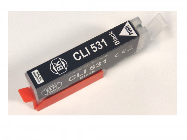 Black schmal Tintenpatrone - Alternativ / Kompatibel zu Canon CLI-531BK