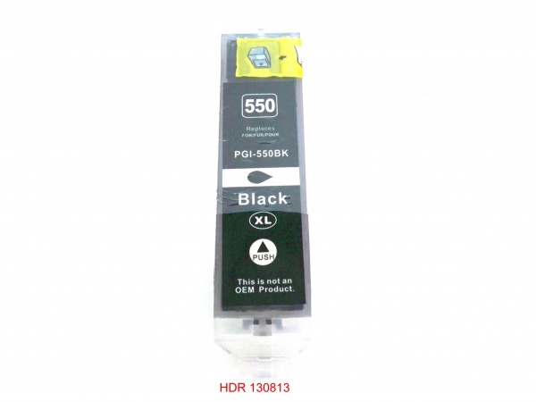Black (Breit) Tintenpatrone mit Chip kompatibel PGI-550XL für Canon Geräte Pixma MX725  MX925