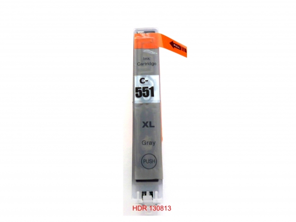 Grau Tintenpatrone mit Chip kompatibel CLI-551XL für Canon Pixma iP 8750
