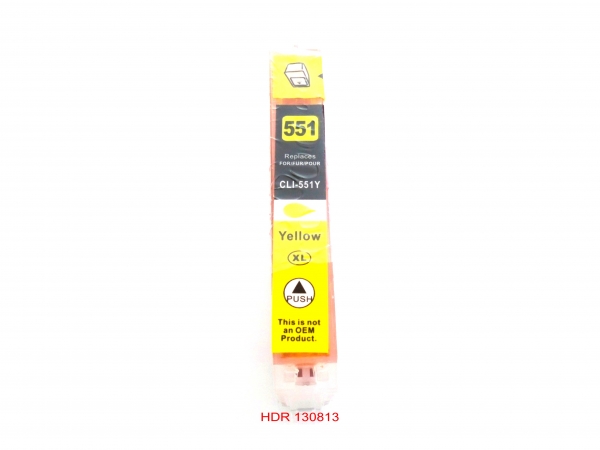 Yellow Tintenpatrone mit Chip kompatibel CLI-551XL für Canon Geräte Pixma MX725  MX925