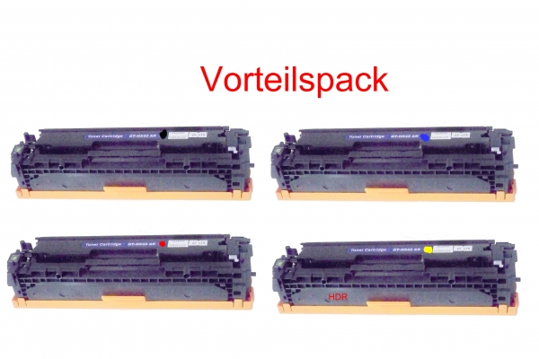 Farbsatz Tonerkartuschen f. Canon LBP-5050 , LBP-5050N im Vorteilspack