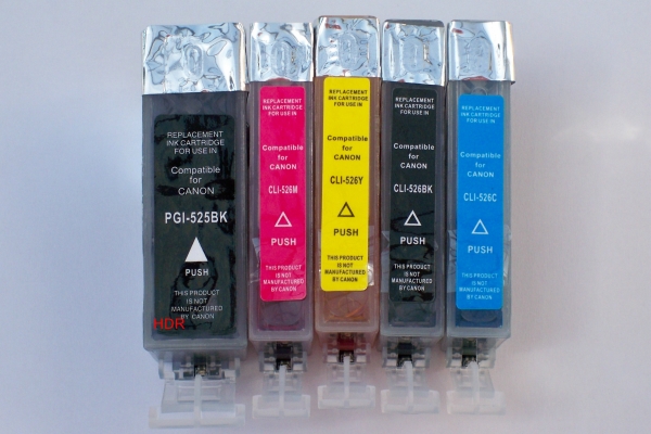 10x Tintenpatronen f Canon Pixma MG 5120 5150 5170 5220 5250 5270 5350 6120 6150 6170 6250 8120 8150 8170 8240 8250 m. Chip kompatibel PGI-525 CLI-526