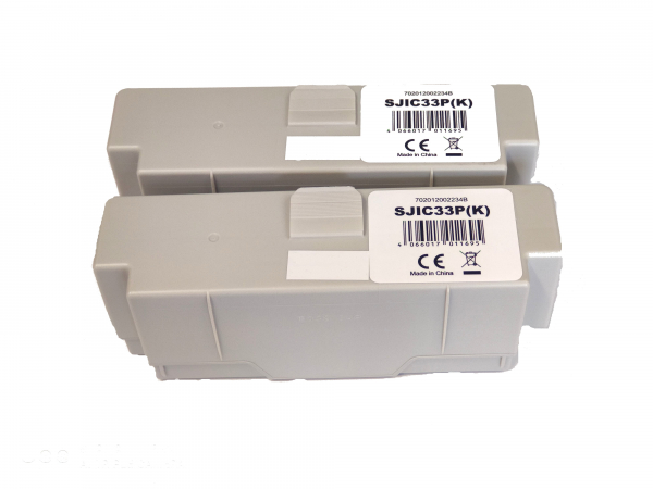 2x Black Tintenpatronen für Epson Cash-Register-Printer TM-J7200 Kassendrucker