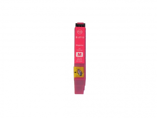 Magenta (rot) Tintenpatrone mit Chip kompatibel, ersetzt Nr.27 , 27Xl  = "Wecker Serie", passend für   Epson Workforce WF-3620 WF,  Epson Workforce WF-3640 DTWF Epson Workforce WF-7110 DTW Epson Workforce WF-7610 DWF Epson Workforce  WF-7620 DTWF