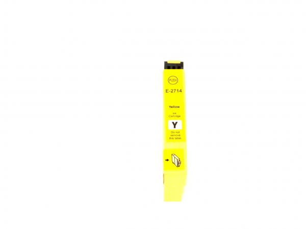 Yellow (gelb) Tintenpatrone mit Chip kompatibel, ersetzt Nr.27 , 27Xl  = "Wecker Serie", passend für   Epson Workforce WF-3620 WF,  Epson Workforce WF-3640 DTWF Epson Workforce WF-7110 DTW Epson Workforce WF-7610 DWF Epson Workforce WF-7620 DTWF
