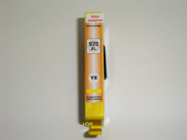 Yellow (gelb) kompatible Tintenpatrone HP 920 XL