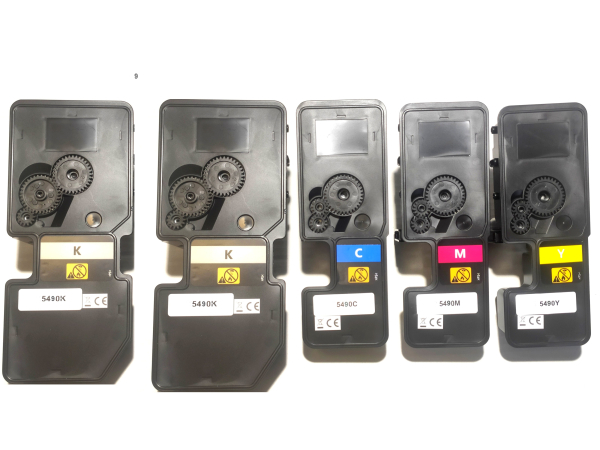 5 kompatible Tonerkartuschen Kyocera Ecosys MA 2101cfx / MA 2101 cwfx - TK-5490 2x K / 1xC / 1xM / 1x Y kompatibel