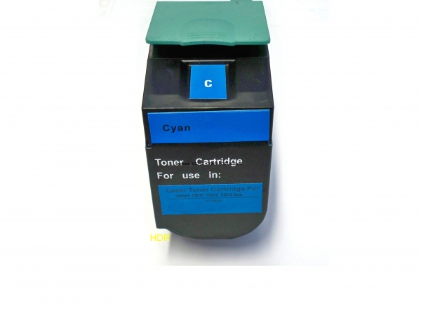 Cyan Toner Kartusche kompatibel, passend für die Lexmark Drucker: CS310 / CS410 / CS510