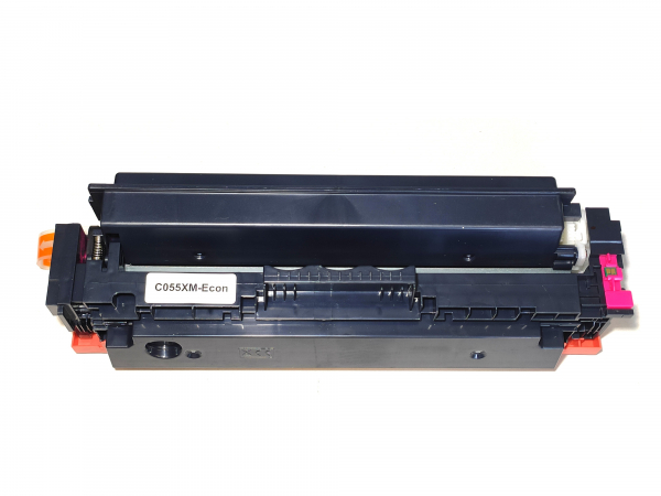 Magenta kompatibler Toner, passend für die Drucker Canon i-SENSYS LBP-662Cdw und Canon i-SENSYS LBP-663Cdw, ersetzt Canon Toner 055H u. 055