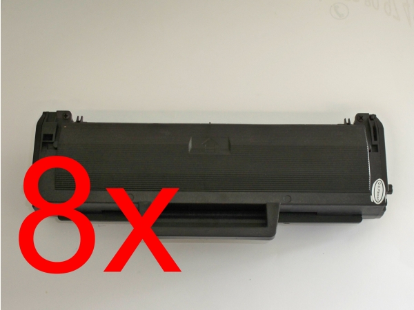 8 Stück Tonerkartuschen kompatibel, passend für:  Samsung SF-650  SF-650P   SCX-4600  SCX-4600FN  SCX-4623F  SCX-4623FN  SCX-4623FW , ca. 4000 Seiten bei 5% Seitendeckung