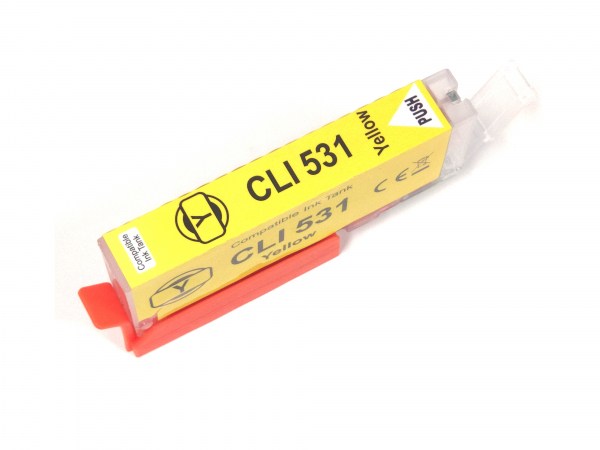 Yellow Tintenpatrone - Alternativ / Kompatibel zu Canon CLI-531Y