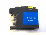 Cyan Tintenpatrone f Brother MFC J4510DN J4510 DN kompatibel LC123 LC121 LC125
