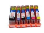5 Tintenpatronen XXL f. Canon Pixma TS-705 alternativ zu PGI-580 CLI-581 im Vorteilspack